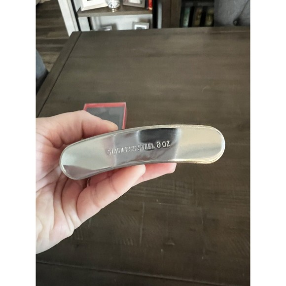 DEI We Bring the FUN! NWT Red Christmas Flask FA LA LA LA LA - Picture 4 of 4